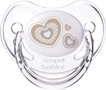 Canpol babies Dudlík silikonski anatomski 6–18 m NEWBORN BABY bež