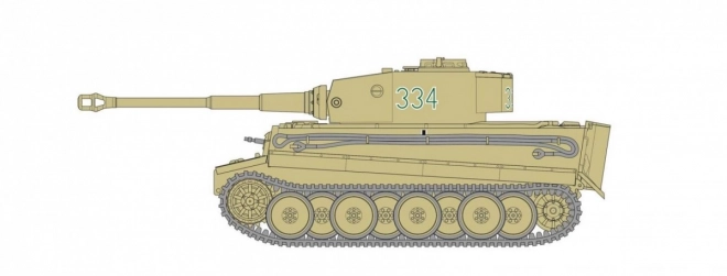 Plastični model Tiger I v majhnem setu