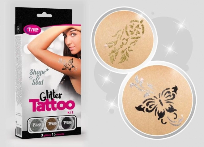 Set bleščečih tetovaž TyToo Shape&Soul