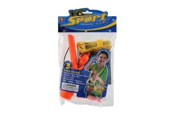 Frača z vodnimi baloni/36 kos plast 14x19cm 2 barve v vrečki
