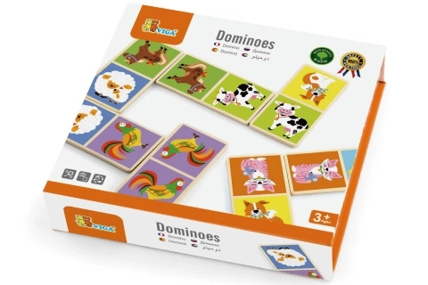 Viga Leseno domino Kmetija 28 kosov Montessori