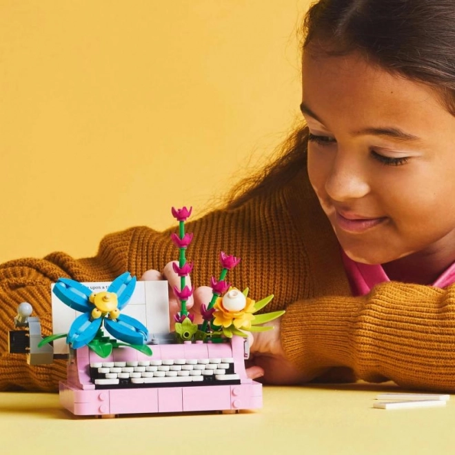LEGO® Creator 31169 Pisalni stroj s cvetovi