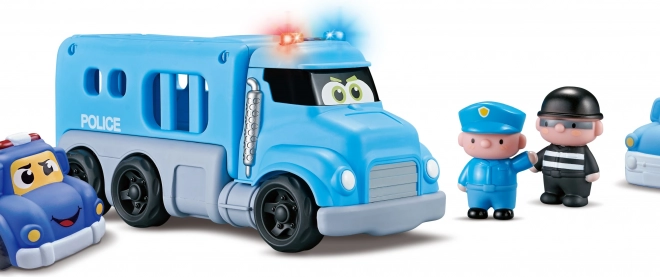 Policijska vozila z učinki - set 4 kosi