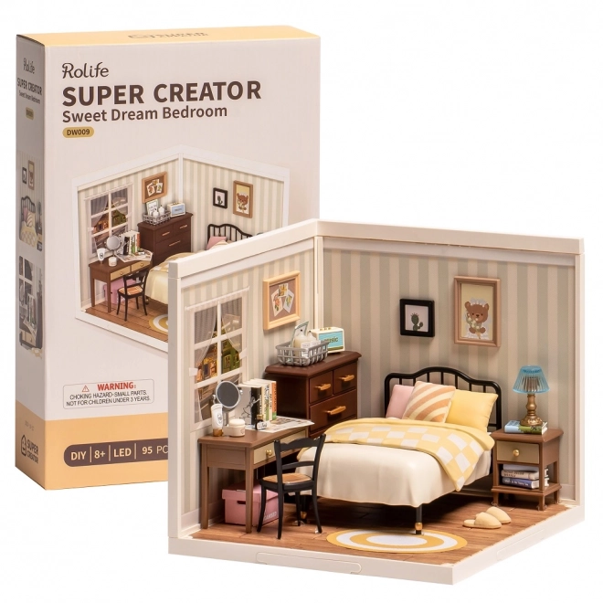 RoboTime miniatura hišice Spalnica Sladke Sanje