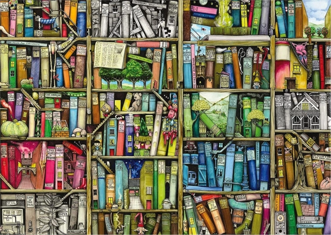 Ravensburger puzzle bizarna knjižnica 1000 kosov