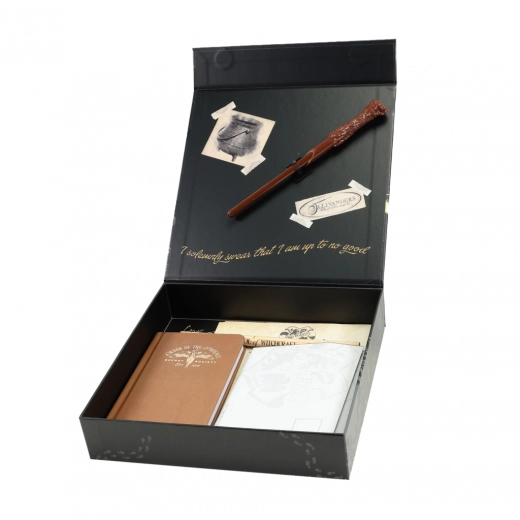 Harry Potter darilni box Mapo nagajivcev – pisalni set in zvezek