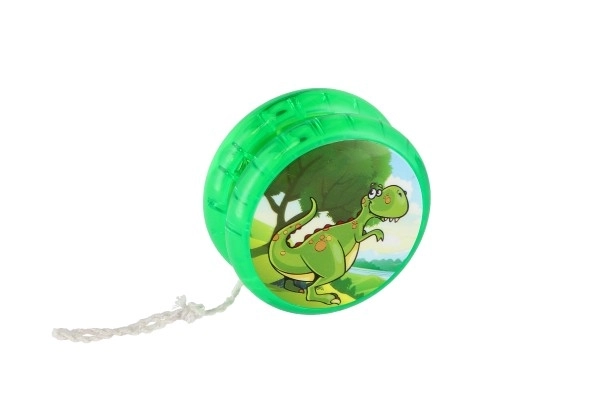 Jojo dinozavri svetleči plast 6cm na baterije mešanica vrst 12kos v škatli