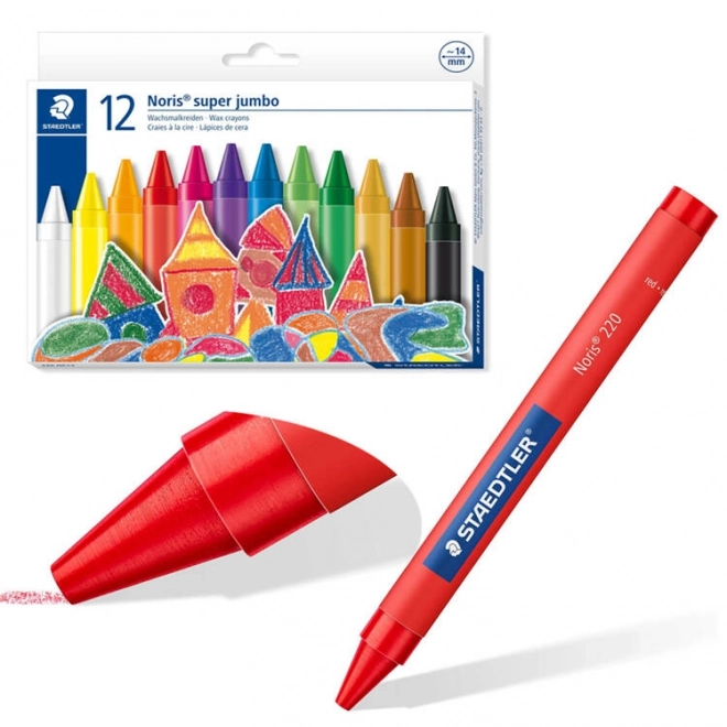 Staedtler Noris Jumbo voščene barvice 12 barv