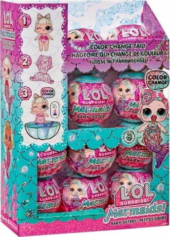 L.O.L. Surprise punčka morska deklica, razstavni komplet 12 kos