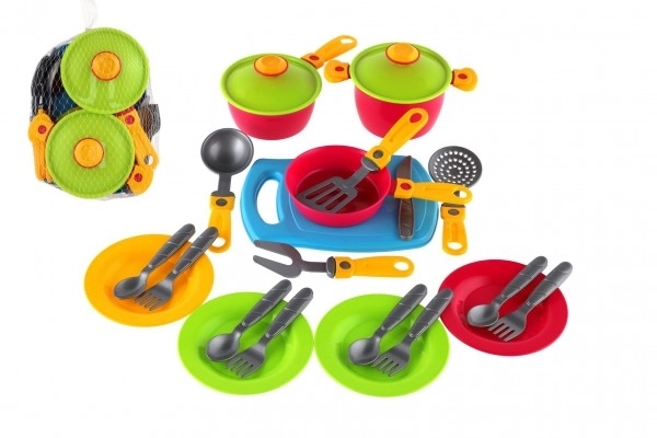 Set posode s plastično desko v vrečki 20x12x12cm