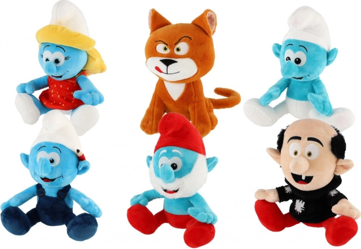 plišaste figurice Smrkci 25–30 cm, mešanica vrst