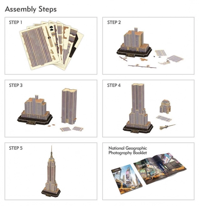 3D sestavljanka Empire State Building N.G.