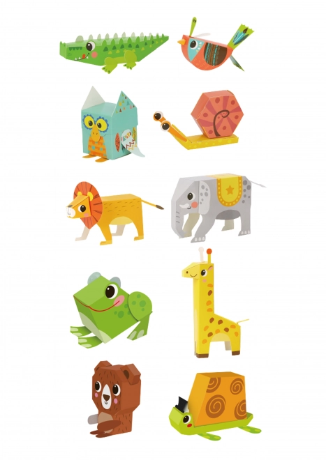 Woopie art&fun ustvarjalni set origami 3D živali