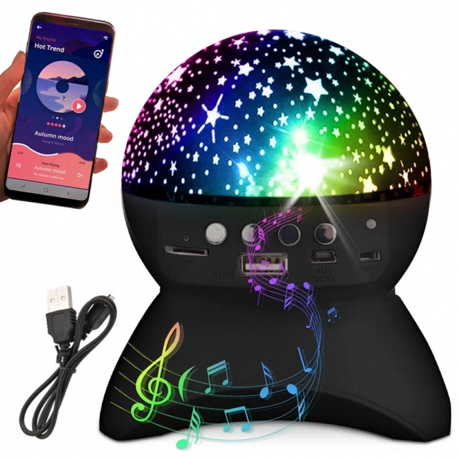 Projektor zvezdnega nočnega neba z LED in Bluetooth zvočnikom