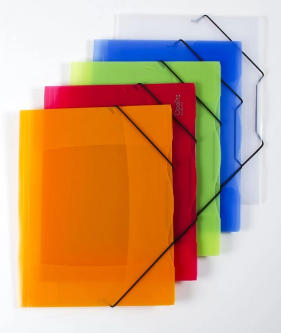 Mapa z elastiko Opaline modra
