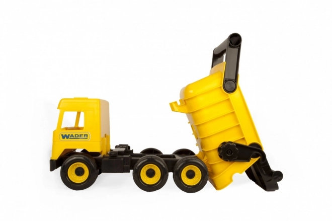 Rumeni prekucnik Middle Truck 38 cm v škatli