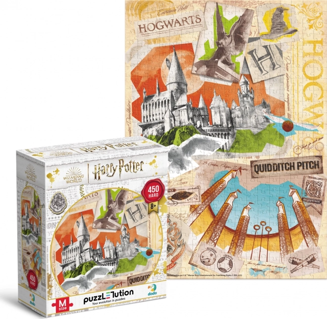 Uganka Harry Potter: Šola čarovništva v Bradavičarki 450 kosov