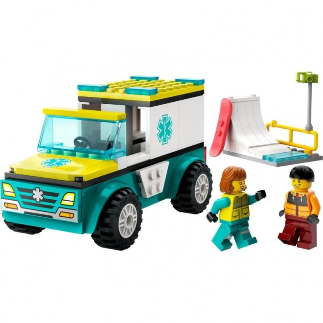 LEGO® City 60403 Reševalno vozilo in deskar