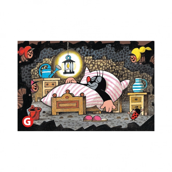 Minipuzzle s Krtekom 54 delov