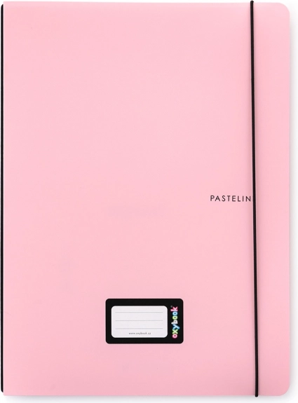 Zvezek PP Oxybook A4 40 listov PASTELINI rožnata