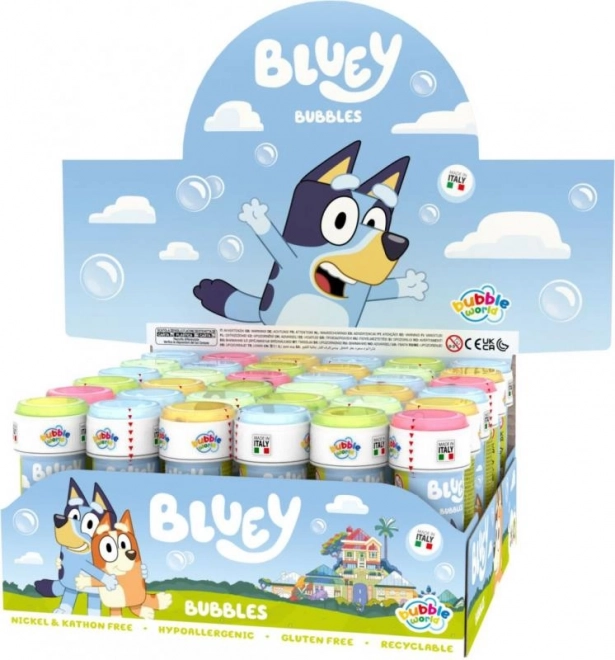 Milni mehurčki z motivom Bluey