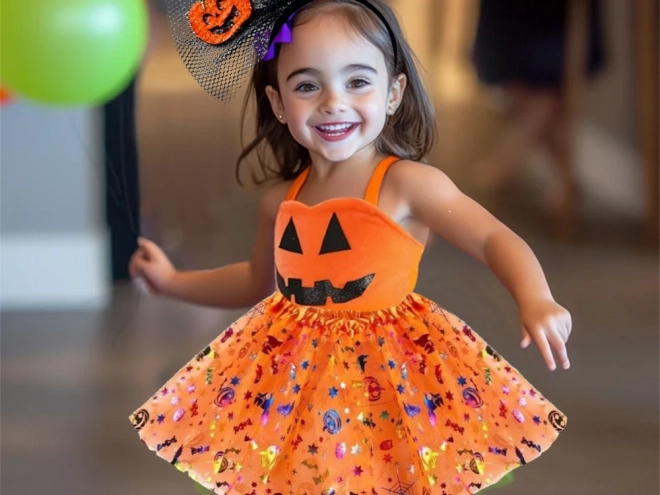 Halloween kostum s trakom in tutu krilom