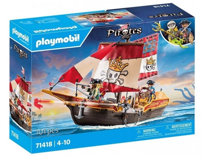 Pirates PLAYMOBIL piratska ladja s figurami