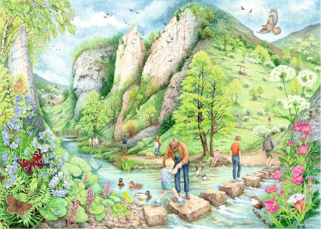 Sestavljanka Dovedale sprehodi 1000 kosov