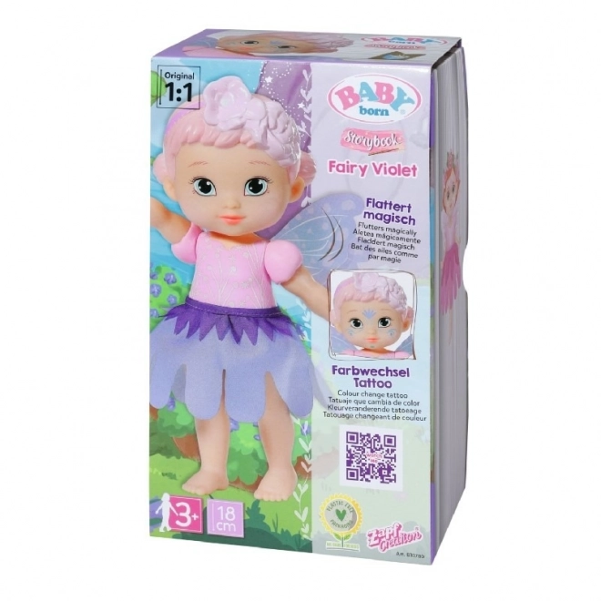 Baby Born Storybook Vijolična vila - 18 cm