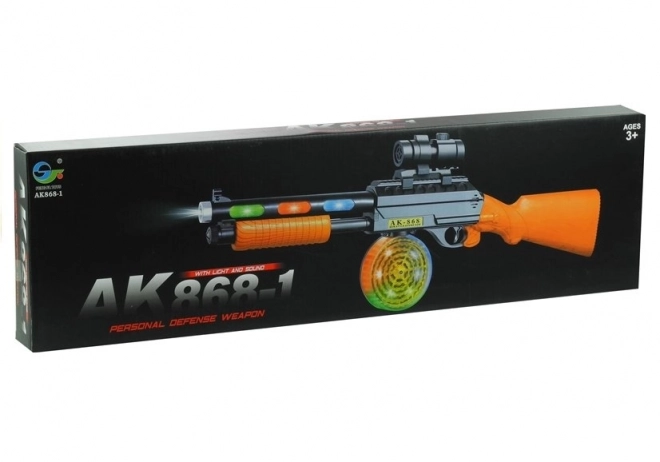 Pistole Puške AK 868-1 Svetla Igra 60 cm