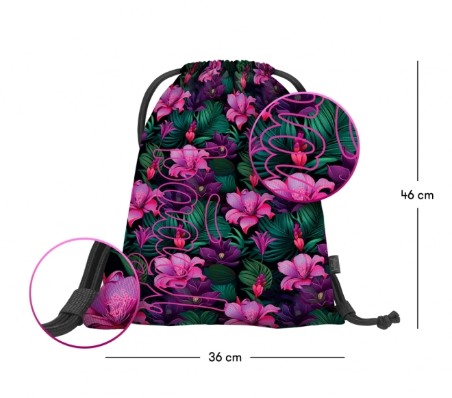 Torba PARADISE z vzorom rož