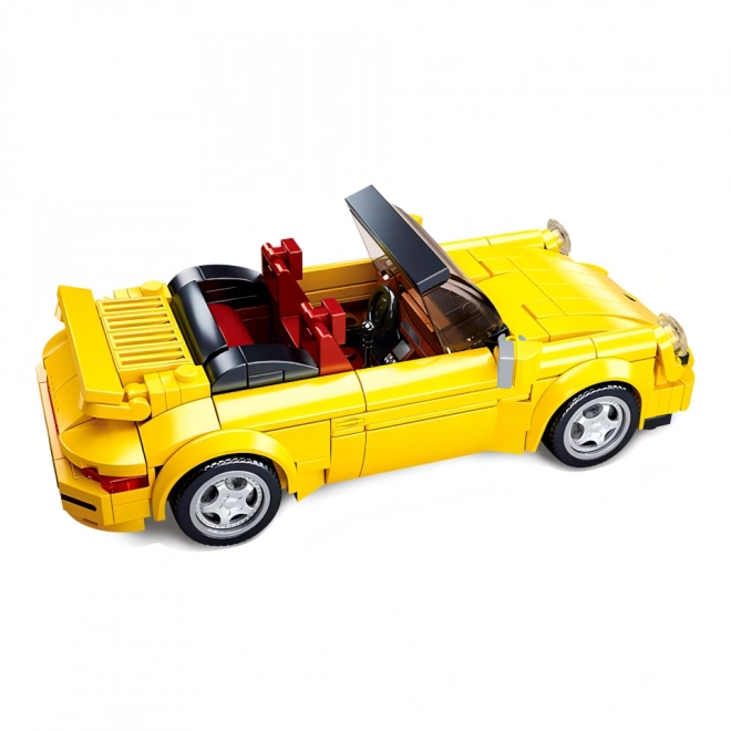 Rumeni športni avto Sluban ModelBricks