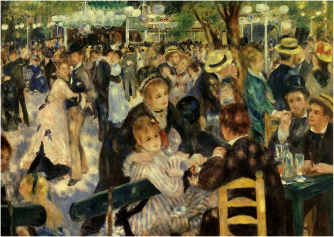 Sestavljanka Ples v Moulin de la Galette 3000 kosov