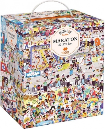 Sestavljanka Puzzlove maraton 42,195 km – 1000 koščkov
