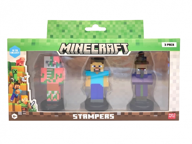 Minecraft žigi 3-pack