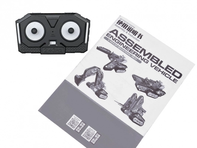 176-ele RC0665 Set daljinskega upravljanja 4 v 1 za zložljive gradbene stroje
