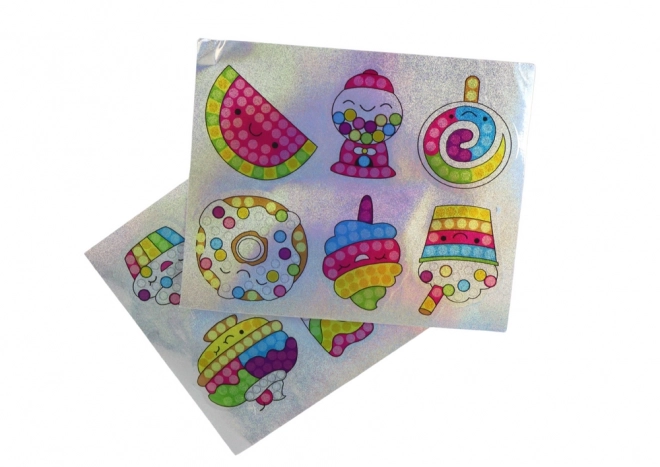 DIY nalepka Diamantni set Barvne nalepke Kandy