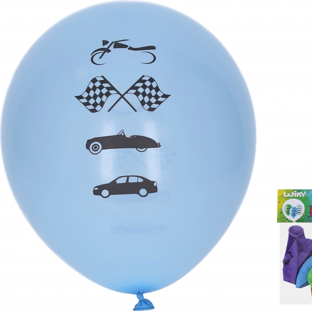 Nafukljivi baloni 30 cm Avtomobili – set 5 kos