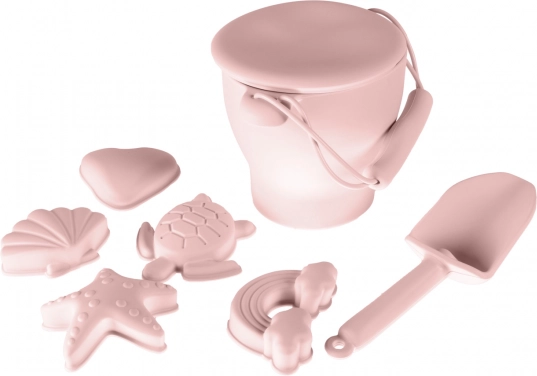 Silikonski komplet za pesek, Old Pink