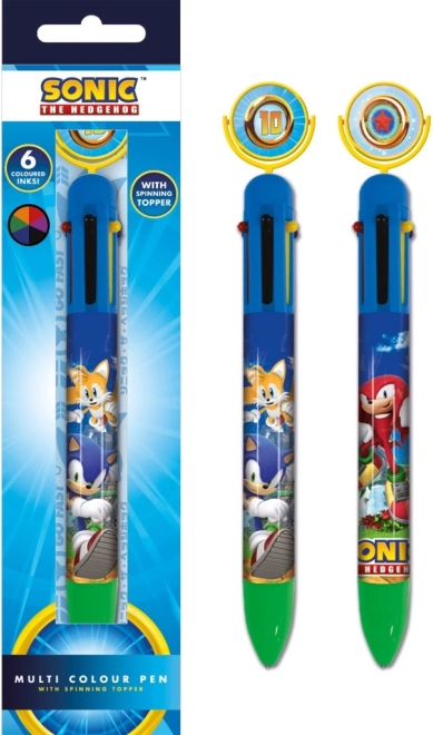 pero z motivom SONIC, 6 barv