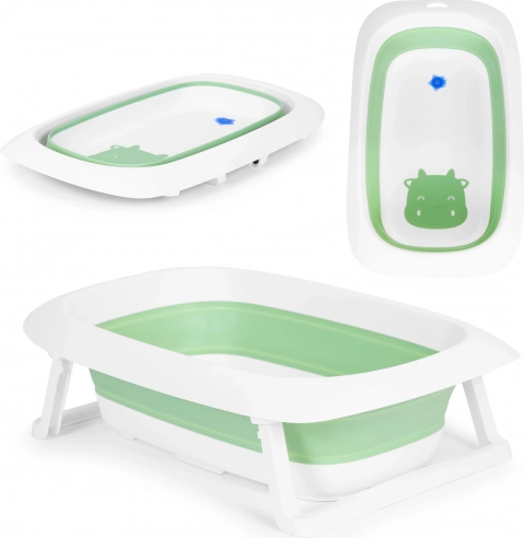 Zložljiva otroška kadica z izpustom 81 cm ECOTOYS – Zelena