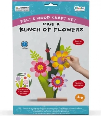 Fiesta Crafts Kreativni komplet 3D sestavljanka Šopek