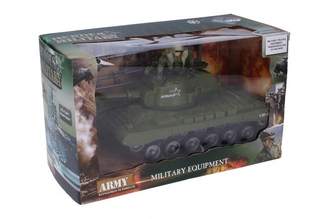 Tank s vojakom 26 cm