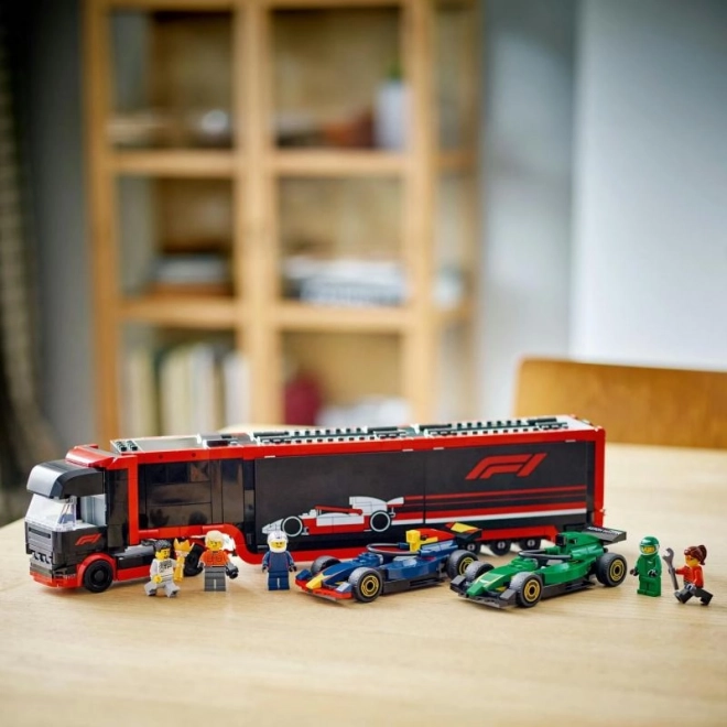 LEGO® City 60445 Tovornjak F1® z vozili F1® RB20 in AMR24