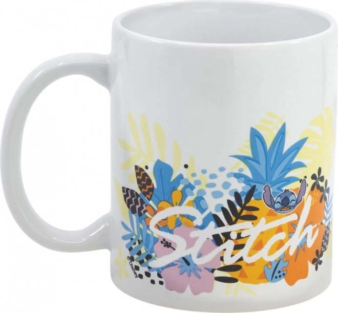 Keramična skodelica 325 ml Stitch Ananas