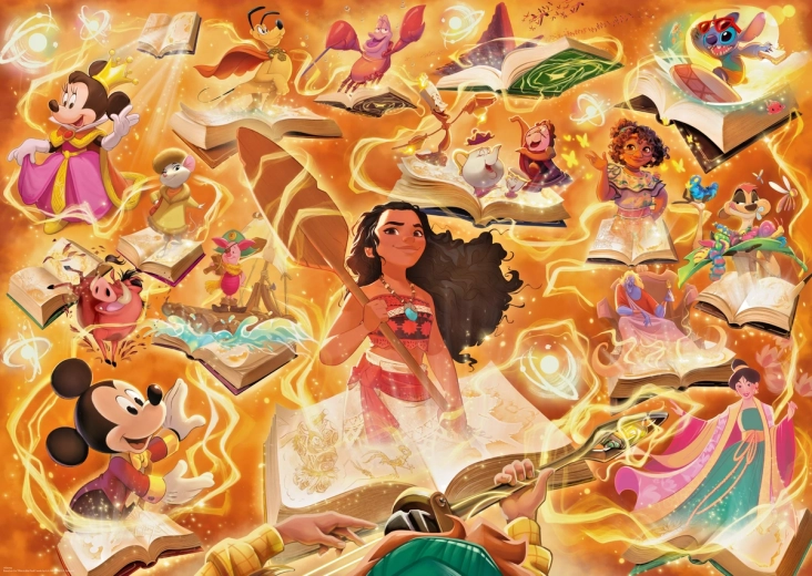 Ravensburger puzzle Disney Lorcana Glimmers of the Realm Jantar 1000 kosov