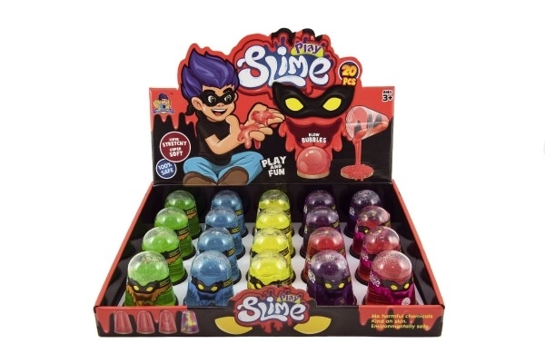 Sliz - snov 100g 6x8cm mešanica barv v plastičnem stožcu