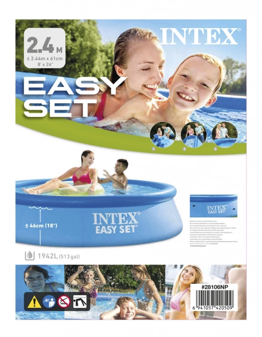 Napihljiv bazen Intex Easy Set 244x61 cm