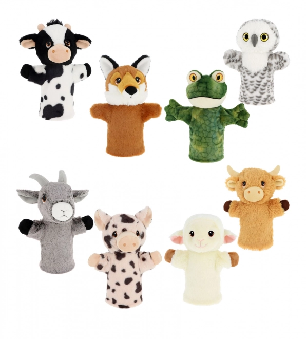 Keel Toys SE3077-4 Keeleco Fox - eko plišast ročna lutka 27 cm
