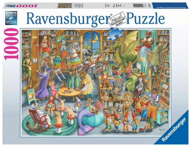 Sestavljanka 2D 1000 Ravensburger Sever v knjižnici